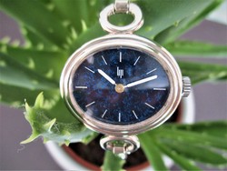 Montre LIP dame argent ovale