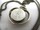 Montre pendentif coeur argent